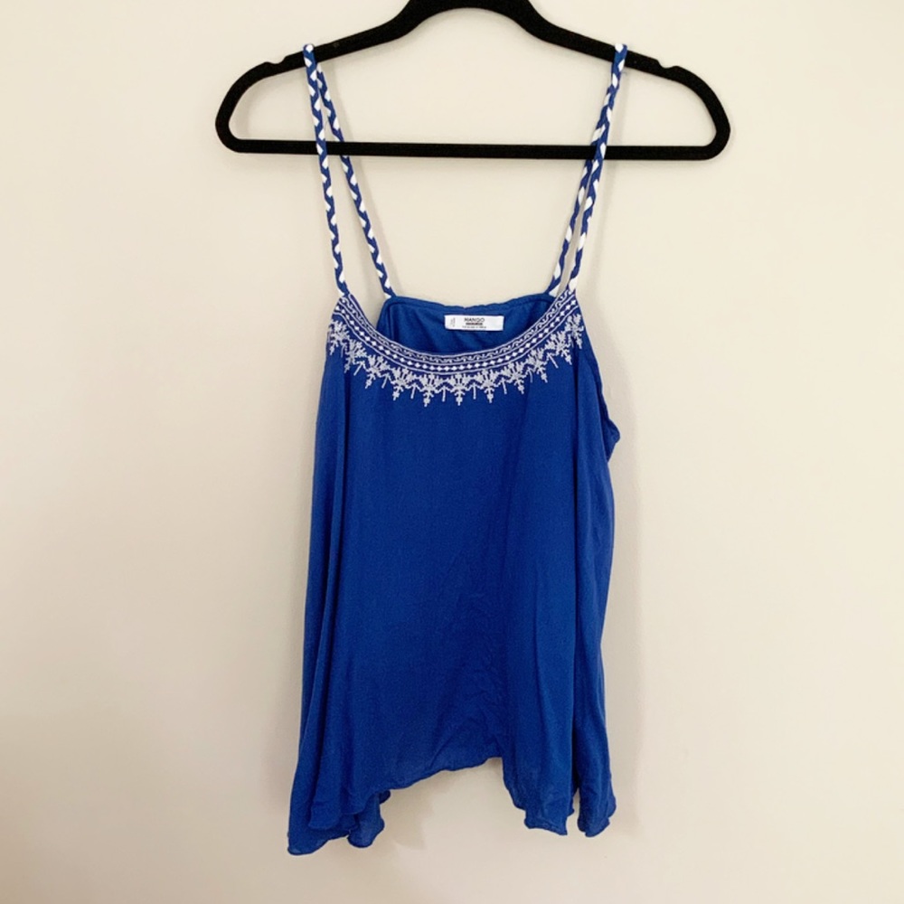 MANGO Embroidered Tank - Picture 1 of 7